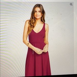 Show me your mumu long merlot Jenn maxi dress